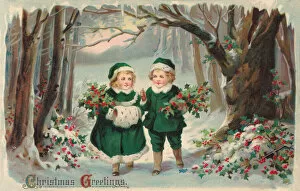 Images Dated 18th March 2020: Christmas children