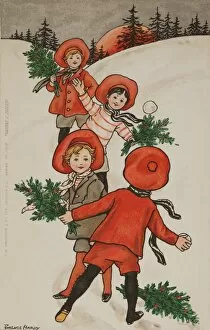 Images Dated 2nd April 2008: Christmas children by Florence Hardy