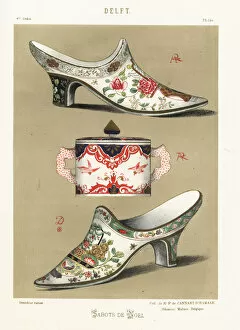 Clogs Gallery: Christmas clogs or sabots de Noel from Delft