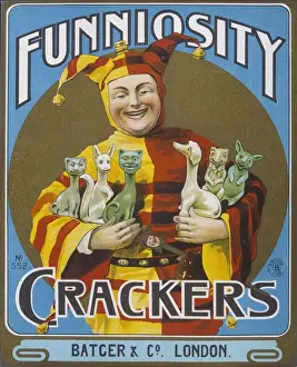 Christmas Cracker box label
