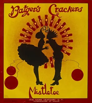 Christmas Cracker box label