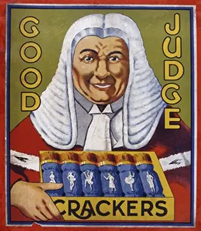 Christmas crackers box label