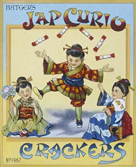 Christmas Crackers box label