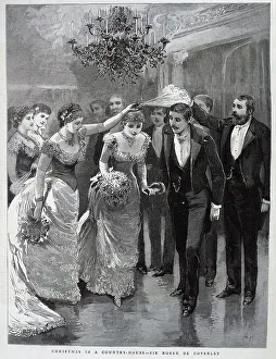 Finery Prints: Christmas Dance, English Country House