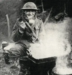 Christmas dinner at the Front 1916