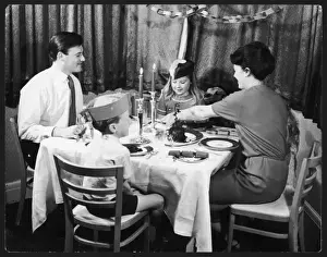 Gill Prints: Christmas Dinner / 1960S
