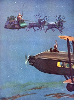 Airway Gallery: Christmas Eve on the Airway by Norman Keene