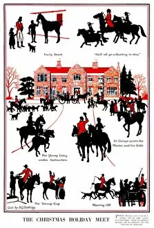 Silhouettes Collection: The Christmas Holiday Meet by H. L. Oakley