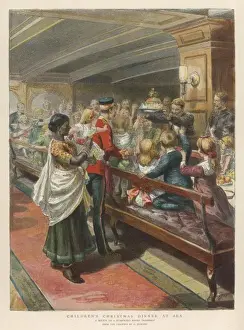 Troop Ship Prints: Christmas in India