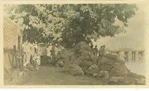 Christmas mail going to the Front, Basra, Iraq, WW1