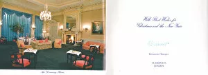 Rococo Collection: Christmas and New Year card, Claridges, London