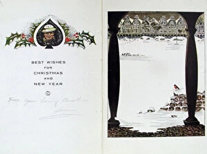 Images Dated 1st May 2012: Christmas and New Year card - XII Division