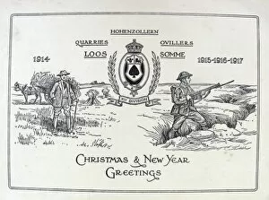 Images Dated 1st May 2012: Christmas and New Year Greetings card from XII Division