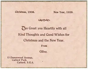 Catford Prints: Christmas and New Year printed greetings card