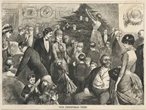 Handed Prints: Christmas Party, 1885