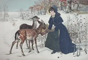 Waller Prints: Christmas Pensioner bys E Waller