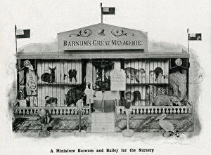 Menagerie Collection: Christmas present - Miniature Barnum Great Menagerie 1908