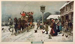 Cold Gallery: Christmas scene, Bygone Days