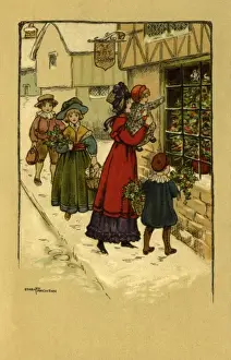 Christmas scene by Ethel Parkinson