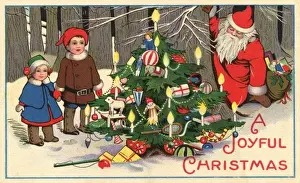 Hides Prints: Christmas scene out in the snow