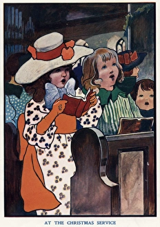 Images Dated 1st March 2017: At the Christmas service by Charles Robinson