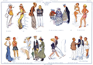 Images Dated 9th February 2016: The Christmas Sunshine Cruise by Lewis Baumer