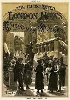 Choir Prints: Christmas supplement front cover for 1875