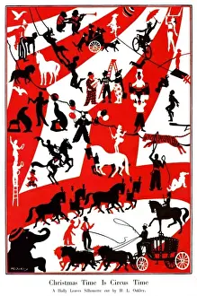 Trapeze Prints: Christmas Time is Circus Time by H. L. Oakley