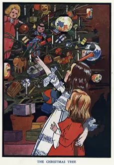 Cuddling Prints: The Christmas Tree by Charles Robinson