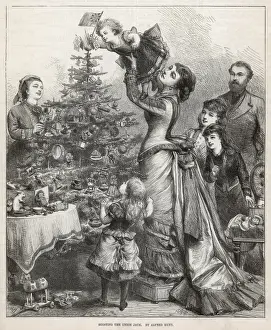 Hoisting Prints: Christmas / Tree / Flag