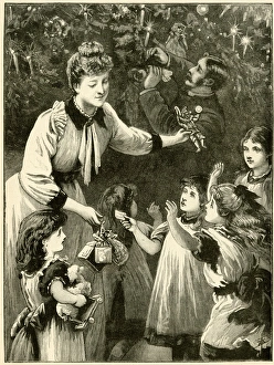 Images Dated 4th August 2016: Christmas Tree by H. Johnson 1890