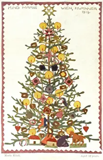 Wien Prints: Christmas Tree - Paper cut-out