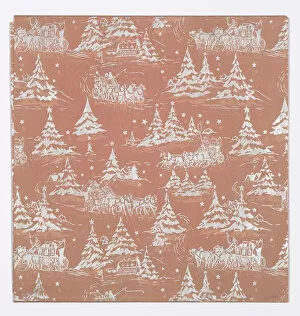 Geffrye Museum Gallery: Christmas wrapping paper