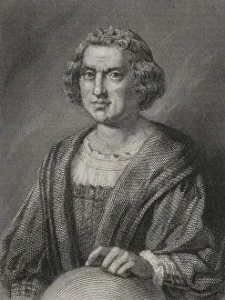 Americas Prints: Christopher Columbus (1451-1506). Navigator