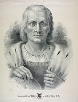 1492 Prints: Christopher Columbus: Discoverer of America 1492
