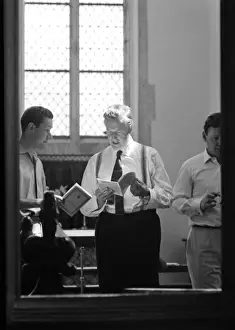 Christopher Keyte and Peter Pears in Rehearsal
