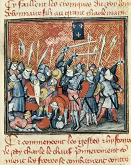 Cond Prints: Chronicle of Charles II of France. Illustration