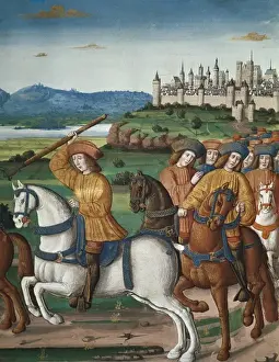 Chronicles Prints: The Chronicles of Enguerrand De Monstrelet. s. XV