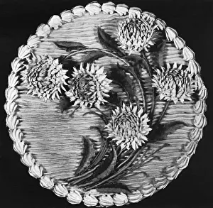 Iced Prints: Chrysanthemum Cake