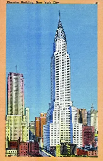 Skyscrapers Prints: The Chrysler Building, New York City, USA