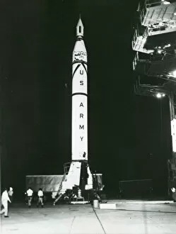 Cone Collection: Chrysler Jupiter-C sounding rocket at Cape Canaveral