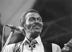 Performers Collection: Chuck Berry on Stage