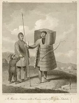 Siberia Collection: Chukchi Warrior in Armor