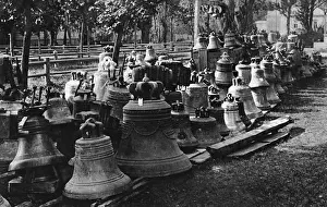 Church bells saved from becoming enemy shells, Russia, 1915
