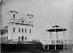 Bahia Collection: Church of Bonfim, Bahia, Brazil, South America 1873