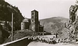 Valle Collection: Church in Canillo, Valleys of Andorra, Andorra
