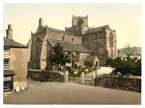 Cartmel Prints: Church, Cartmel, England