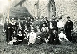 Seen Prints: Church Choir Picnic Party, Great Mitton, Lancashire