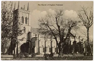 Anglican Prints: Church of England building, Peshawar City