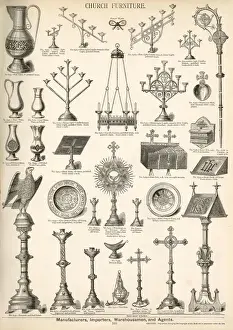 Holders Prints: Church Furniture, Plate 166